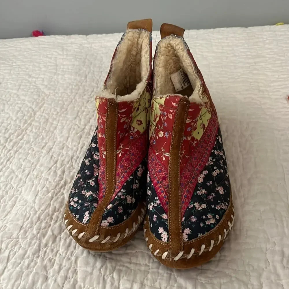 Free People Multicolor Patchwork Flats - image 1